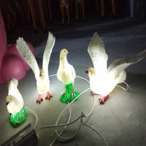 Luminoso <span class=keywords><strong>Dove</strong></span> Motif Light Resina Fibra de vidrio Reforzado Plástico Adornos de dibujos animados Artesanía Decoración Patio Lámpara de césped - Product Image 3