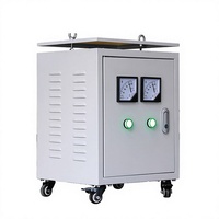 Transformateur triphasé sec certifié CE ISO 30 kVA élévateur/abaisseur 380 V 480 V en alliage d'aluminium haute efficacité