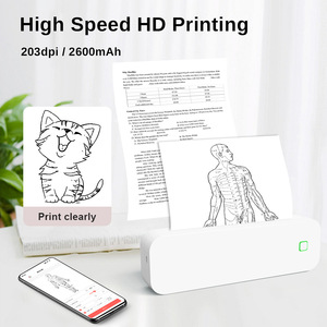 Thermal Printer <b>A4</b> Wireless Inkless For Home Office <b>Label</b> Printing With IOS Android Mac Windows Support - Product Image 3