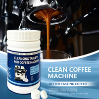 Nettoyant puissant pour machine à café, élimine les taches tenaces de calcaire et de résidus d'huile pour les machines à expresso, les bouilloires et les cafetières à filtre.