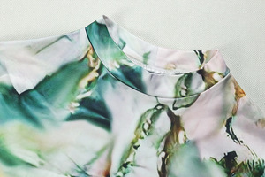 Abito Lungo con Stampa Astratta Accattivante a Maniche Lunghe - Glamour Senza Sforzo, Vestiti Sexy da Donna per l'Autunno - Product Image 5