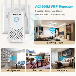 Répéteur WiFi double bande 2,4G / 5G de conception la plus récente 2024 WAVLINK WN579X3 avec antennes 5dBi Routeur <span class=keywords><strong>sans</strong></span> <span class=keywords><strong>fil</strong></span> AC1200 Extenseur de portée WiFi - Product Image 5