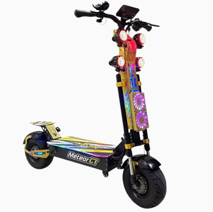High Power Dual Drive Off Road Electric Scooter With Seat Rear Storage Case 13''Fat Tire Long Range Adult Commuter Scooter - Product Image 3