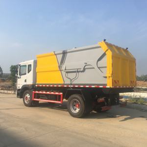 Dongfeng Guoliu Daolika Série D6 Camion à ordures à compression 8 carrés Camion à ordures scellé - Product Image 3