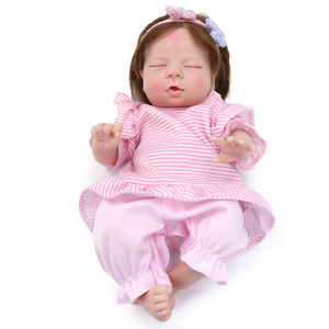 13 inch dễ thương bé 3D Silicone tái sinh búp bê ướt và sơn uống với có thể nhìn thấy tĩnh mạch mini đồ chơi mềm cho cô gái - Product Image 5