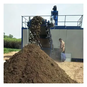 Hohe Produktivität Kompostiermaschine Kuhdung Viehrost Gülle Termentation organischer Dünger Fermentationsbehälter