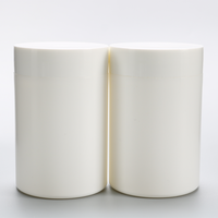 Flacon de pilules en plastique opaque blanc HDPE PET à large ouverture, conteneur de capsules en plastique, 15cc-300cc, d'origine usine