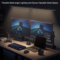 Lampe de table flexible à col de cygne en aluminium, haute efficacité, avec capteur tactile, LED électrique moderne, pour lecture, bureau, simple