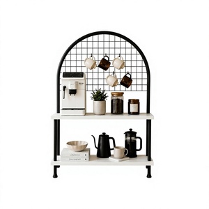 Étagère de cuisine pour micro-ondes, organisateur de cuisine, station de café, unité de rangement à 3 niveaux - Product Image 1