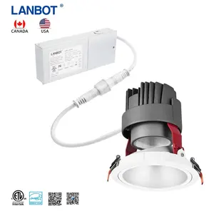 ETL Listed 6" Remodel IC Airtight Ceiling Recessed Can Light Conversion Kit Use With LED Downlight Retrofit