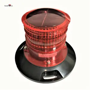 Solar Aviation Obstruction Light ICAO Low Price Tower Obstacle Aircraft Warning Solar Led Aviation Obstruction Light