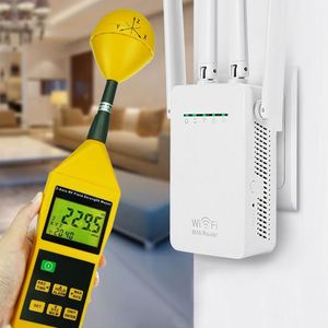 เครื่องวัด EMF แบบ 3 แกน ความแม่นยำสูง ตรวจจับความแรงของสนามแม่เหล็กไฟฟ้า ELF RF ช่วงความถี่ 10MHz-8GHz พร้อมขาตั้งแบบสามขาและสัญญาณเตือน - Product Image 3