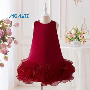 Robe de princesse bouffante MQATZ WHITE, nouveau style, pour fille de 4 à 8 ans, robe de fête pour bébé fille, prête à être expédiée, vente en gros L6028 - Product Image 6
