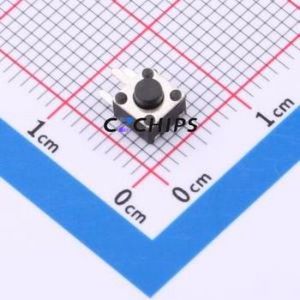 XDTD-0945-0338H Tactile Switch Through hole Switch Single Pole Single Throw Right Angle Insert 3.8mm Without Bracket - Product Image 1
