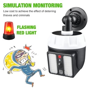 ไร้สาย P65 โคมไฟพลังงานแสงอาทิตย์กันน้ำ 3 โหมด LED โคมไฟติดผนัง โคมไฟตรวจสอบแบบอะนาล็อก เซ็นเซอร์ตรวจจับความเคลื่อนไหวพีร์เซ็นเซอร์ตรวจจับร่างกายกันน้ำ - Product Image 6