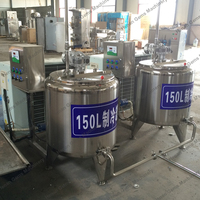 Pasteurisateur semi-automatique commercial haute productivité pour yaourt, lait et fromage avec pompe – Nouveau