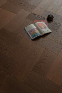 Suelo de Madera de Roble Blanco de Cacao, Parqué Geométrico de Forma Especial, Certificado FSC Premium, para Villas de Lujo - Product Image 2
