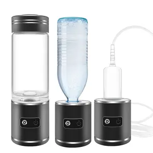 एसपीई पीईएम तकनीक के साथ रिचार्जेबल एच2 हाइड्रोजन वॉटर ग्लास बोतल हाइड्रोजन वॉटर बोतल जेनरेटर