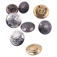Boutons en Laiton à Tige en Métal de Haute Qualité Personnalisés, Ronds avec Logos et Nom Gaufré