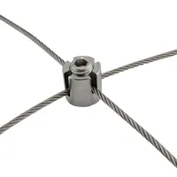 Clip croisé en acier inoxydable 316 poli M8*2-M16*8 pour superposition à 90 degrés, marque King Wing
