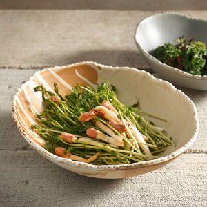 Ensemble de <span class=keywords><strong>quilles</strong></span> en porcelaine de coquille d'oeuf unique de restaurant de style créatif fait à la main bol en céramique de soupe de moucheté de créativité - Product Image 1