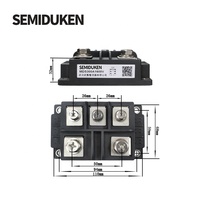 MDS100A1200V Meilleure qualité plaque de cuivre triphasé diode redresseur pont MDS100A1600V triphasé redresseur pont MDS100-16