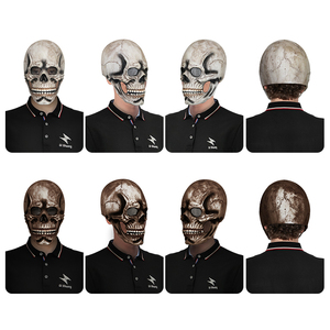 قناع رأس من اللاتكس للهالوين قابل للتخصيص وهو قناع شيطان أو شبح بصوت الصرخة مع فم قابل للفتح وتصميم مخيف وعقرب كسكيلي - Product Image 3