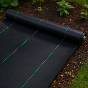 Malla de jardín DB de 6.5 pies x 300 pies, tela tejida resistente para control de malezas, geotextil para macizos de flores - Product Image 2