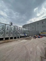 Réservoir d'eau de 10 000 gallons |   Réservoir d'eau galvanisé sectionnel pour la protection incendie et l'utilisation commerciale