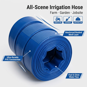 Tuyau d'irrigation plat en PVC sur mesure, haute pression, anti-UV, flexible, compatible OEM pour l'irrigation <span class=keywords><strong>agricole</strong></span> - Product Image 3