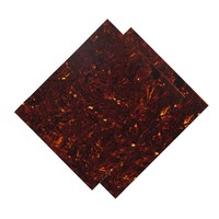Plaque à gratter vierge en feuille de pickguard pour guitares acoustiques bricolage personnalisé celluloïd écaille de tortue marron foncé
