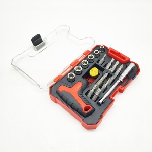 Juego de Herramientas Manuales de 18 Piezas, Destornillador, Brocas, Juego de Herramientas Duraderas para Reparación de Bicicletas y Hogar, con Caja Transparente para Bricolaje - Product Image 4