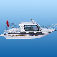 Fabricants de bateaux de plaisance, yacht en aluminium pas cher de 530 cm (17 pieds), petit bateau à moteur hors-bord à vendre