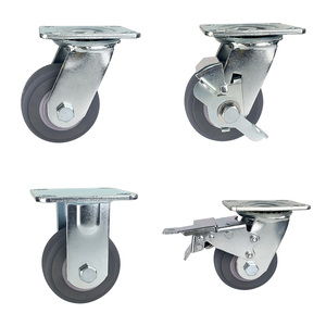 Roulettes pivotantes robustes <span class=keywords><strong>Colson</strong></span> <span class=keywords><strong>de</strong></span> 4 pouces avec frein - Product Image 5