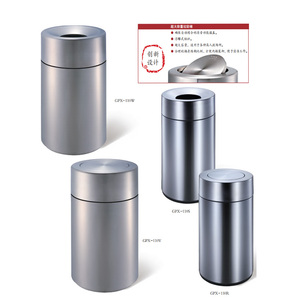 Cubo de basura de acero inoxidable ecológico Southern de 92 litros, diseño abatible, capacidad extra grande para lugares públicos, servicios de hotel - Product Image 2