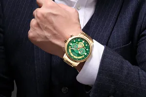 Factory MEGIR 2223 Fashion Stainless Steel Watch For Men Business Wristwatches Clocks Luxury Men's Quartz Watches Custom