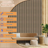 Panneaux insonorisants JIMEIWU, haute absorption acoustique, ignifuges, écologiques, résistants à l'humidité, décoration intérieure, panneaux en bois MDF