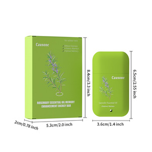 Barra Nasal con Aceite Esencial de Romero para Mejorar la Concentración, la Memoria y Aliviar el Estrés, Aroma Herbal, Ayuda para el Estudio - Product Image 5