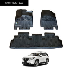 Alfombrillas de accesorios para coche 3D TPE de alta calidad, alfombrilla antideslizante impermeable para suelo de coche, uso para PATHFINDER <span class=keywords><strong>2023</strong></span> - Product Image 2