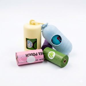 OEM Custom Plant Based Dog Poop Bags with Dispenser Extra Thick Compostable Pet Waste Bag - Product Image 4