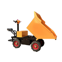 Nouveau camion à benne basculante électrique à quatre roues avec une capacité de charge de 600kg pour les chantiers de construction et les moteurs agricoles comme composant principal