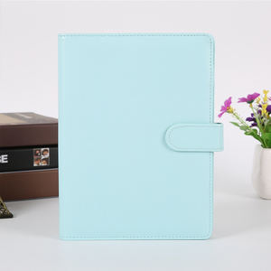 Vente en gros Macaron style Filofax <span class=keywords><strong>classeur</strong></span> 6 anneaux en cuir PU carnet à spirale planificateur Agenda organisateur avec reliure à feuilles mobiles - Product Image 5