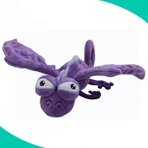 Best made wholesale large purple flying giant big dragon plush toy