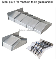 KWLID Protection télescopique à soufflet en acier au carbone haute vitesse avec noyau en acier inoxydable pour fraiseuse à portique CNC, Garantie 1 an