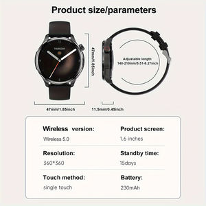 Nuovo Arrivo 2024 Smartwatch M13 Orologio Intelligente NFC con GPS Bussola Tracker Fitness Sportivo Monitoraggio Frequenza Cardiaca Orologio Business - Product Image 4