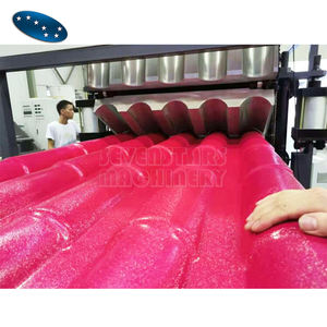 Sevenstars 고성능 골판지 ASA PVC 플라스틱 유약 색상 지붕 타일 제작 생산 기계 라인 - Product Image 2