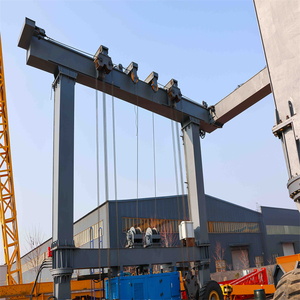 RTG 크레인 40-45톤 용량 유압식 고무 타이어 컨테이너 갠트리 스트래들 캐리어 전동 10/8/20톤 모터 최적 가격 - Product Image 5