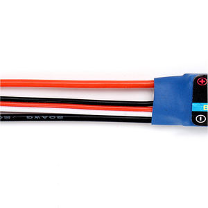 Contrôleur de moteur sans balais électrique réglable 6A ESC pour pièces d'avion RC, bateau RC, système FPV - Product Image 2