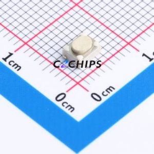 K2-1808UN-A4SW-04 Tactile Switch SMD Switch Single Pole Single Throw Oval Button 2.5N Vertical Mount - Product Image 1