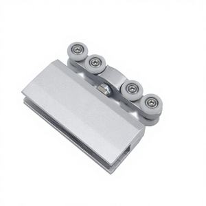 Sistema de Puerta Corredera de Vidrio ISURE MARINE, Herrajes para Puerta Corredera de <span class=keywords><strong>Cierre</strong></span> Suave para Baño, Sistema de Rodillos Deslizantes, Accesorios - Product Image 2